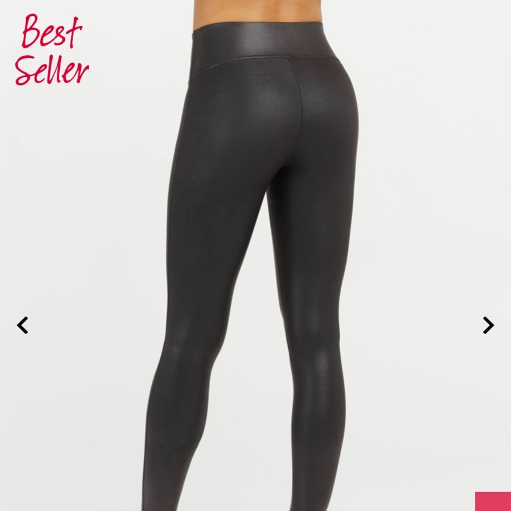 Spanx: Faux Leather Leggings